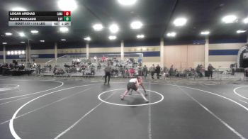 116 lbs Quarterfinal - Logan Arenas, Lancer WC vs Kash Preciado, Live Training