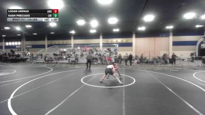 116 lbs Quarterfinal - Logan Arenas, Lancer WC vs Kash Preciado, Live Training