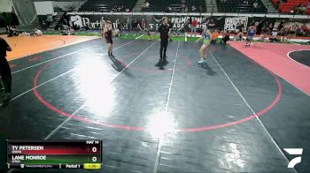 126 lbs Semifinal - Lane Monroe, Utah vs Ty Petersen, Idaho