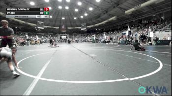 55 lbs Consolation - Messiah Gonzalez, Shelton Wrestling Academy vs Cy Cox, Coweta Tiger Wrestling