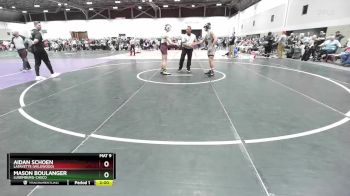 150 lbs Champ. Round 1 - Aidan Schoen, Lafayette (Wildwood) vs Mason Boulanger, Luxemburg-Casco