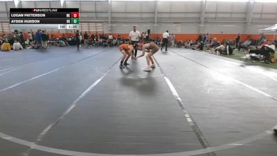 120 lbs Round 3 (6 Team) - Ayden Hudson, Kardiac Kidz vs Logan Patterson, Warner Elite