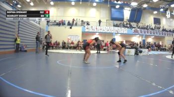 135 lbs Cons. Round 5 - Scarlett Dodge, Borah High School vs Sophia Stewart, Post Falls High School