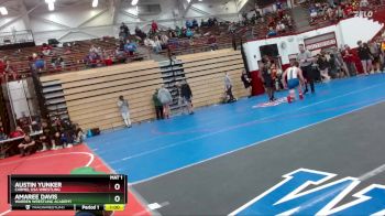 150 lbs Champ. Round 2 - Amaree Davis, Warren Wrestling Academy vs Austin Yunker, Carmel USA Wrestling