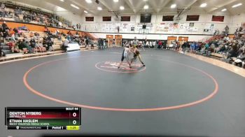 110 lbs Round 1 - Denton Nyberg, Greybull MS vs Ethan Haslem, Rocky Mountain Middle School
