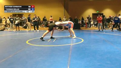 215 lbs Quarters - Matthew Gorbatuk, Yale Street WC vs Thomas Kellas, Blairstown Wrestling Club