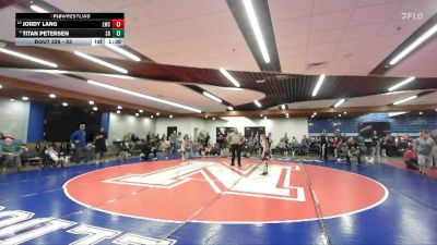 53 lbs Cons. Semi - Jordy Lang, Lakeland Wrestling Club vs Titan Petersen, Shootbox Rigby