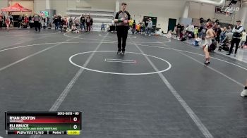 85 lbs Cons. Round 3 - Eli Bruce, Southern Maryland Rush Wrestling vs Ryan Sexton, Warhawks