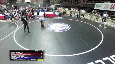 112 lbs 7th Place Match - Kiem-Ai Pham, Panthers Academy Of Wrestling ...