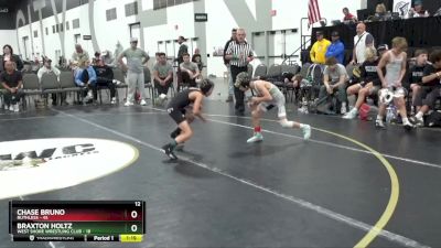 60 lbs Placement Matches (8 Team) - Braxton Holtz, West Shore Wrestling Club vs Chase Bruno, Ruthless