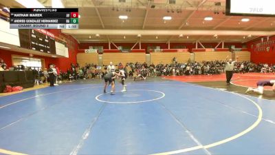 134 lbs Champ. Round 2 - Nathan Marek, Amador Valley vs Andres Gonzalez Hernandez, Napa