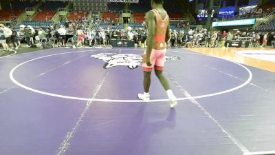 144 lbs Cons 64 #2 - Abraham Amoako, NJ vs James Racer, WI