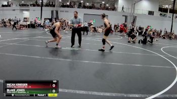 165 lbs Round 2 (8 Team) - Micah Krieger, Faith & Fellowship WC vs Blake Jones, Team Shutt Bowman