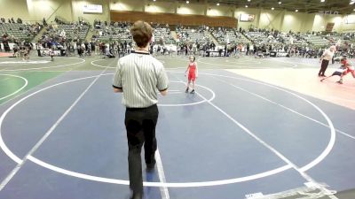 58 lbs Rr Rnd 3 - Anika Grady, Yerington Lions WC vs Hilton Dominguez, Valley Vandals