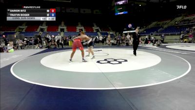 285 lbs Cons. Sub-semis - Darion Bitz, ND vs Trayvn Boger, UT