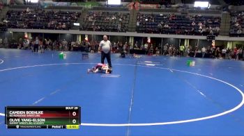 40 lbs Round 2 - Olive Yang-Elson, Summit Wrestling Academy vs Camden Boehlke, No Nonsense Wrestling