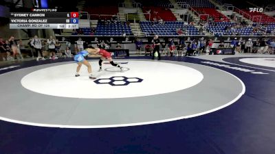 120 lbs Champ. Rd Of 128 - Sydney Cannon, IL vs Victoria Gonzalez, OH