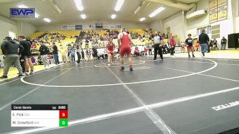 155-A lbs Consolation - Ethan Pick, Grove vs Michael Crawford, Grove