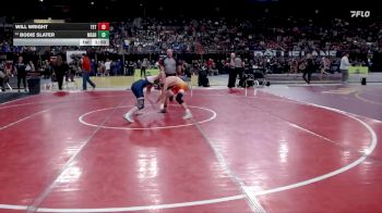 120 lbs Champ. Round 1 - Will Wright, Teton vs Bodie Slater, Mead