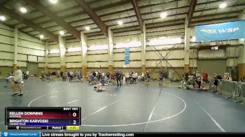 100 lbs 1st Place Match - Kellen Downing, Montana vs Brighton Karvoski, Connecticut