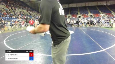 100 lbs Cons 32 #2 - Coy Mehlert, IA vs Vincent DeMarco, IL