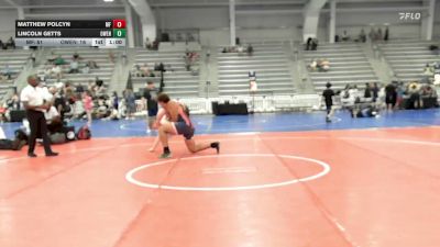 285 lbs Rr Rnd 3 - Matthew Polcyn, MF Army Black - HSB vs Lincoln Getts, Owen Valley - HSB