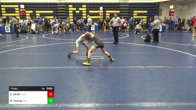 75 lbs Final - Colton Writt, Young Guns vs Brennan Young, Ragin Raisins WC