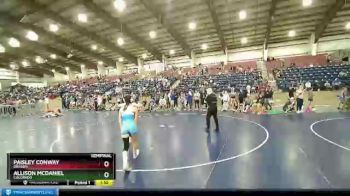 106 lbs Semifinal - Allison McDaniel, Colorado vs Paisley Conway, Oregon