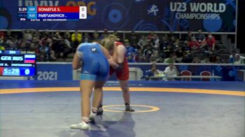 68 kg Semifinal - Sophia Schaefle, Ger vs Vusala Parfianovich, Rus