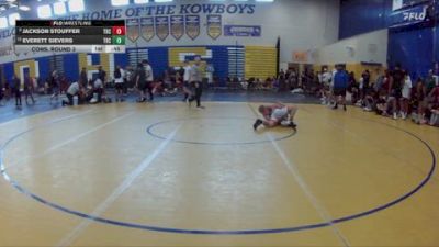120 lbs Cons. Round 3 - Jackson Stouffer, Brandon vs Everett Sievers, Victory Elite