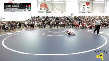 65 lbs Semifinal - Crixus Bennion, Olean Wrestling Club vs Colton Marshall, Club Not Listed