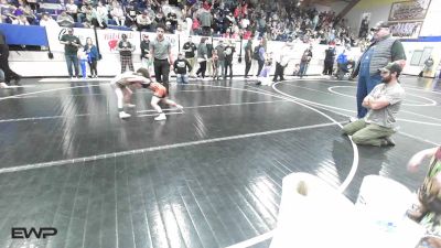 55 lbs Final - Stetson Peterson, Cushing Tigers vs Bear Bryan, Coweta 12u