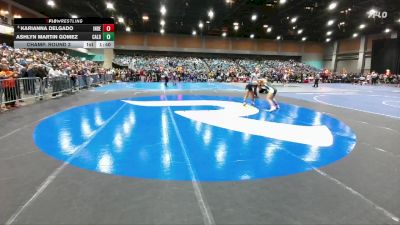 135 lbs Champ. Round 3 - Karianna Delgado, Inderkum vs Ashlyn Martin Gomez, Caldwell