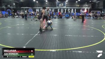 117 lbs Round 2 (8 Team) - Brice LaFleur, Michigan Gold Pitbulls vs Alex Rodreguez, Michigan Black Pitbulls