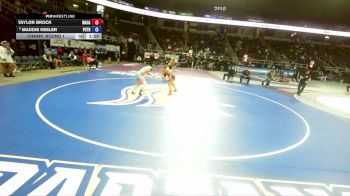 138 lbs Champ. Round 1 - Taylor Brock, MacArthur vs Maddie Keeler, Putnam Valley