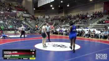 5A 190 lbs Quarterfinal - D`Mysha James, Sylvan Hills vs Deanna Ramirez, Van Buren