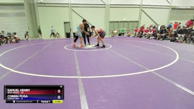 285 lbs Placement Matches (16 Team) - Samuel Henry, New Jersey vs Corbin Puga, Kansas Red