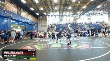 138 lbs Semifinal - Colin Kacena, Lake Highland Prep vs Mikel Pierce Walker, Team Barracuda Wrestling Club