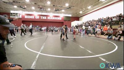 46 lbs Rr Rnd 3 - Amelia Mairel, Perry Wrestling Academy vs Braylee Dilbeck, Woodland Wrestling Club