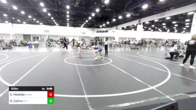 165 lbs 5th Place - Giuliana Pekelder, Ramona Dawg Pound vs Rickelle Collins, No Team