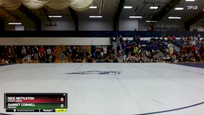 157 lbs Semifinal - Garret Cornell, Messiah vs Nick Nettleton, Mount Union