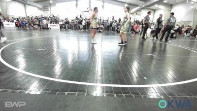 88-95 lbs Quarterfinal - Ashlynn Clark, Team Nomad vs Liliana Mendez, North Desoto Wrestling Academy