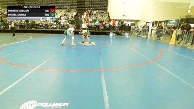 140-J lbs Round Of 16 - Thomas Jaeger, Militia Wrestling Club vs Daniel Cooke, Fightin Irish Wrestling Club