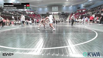 110 lbs Semifinal - Jonah Roberts, Raw Wrestling Club vs Olan Garrison, Coweta Tiger Wrestling