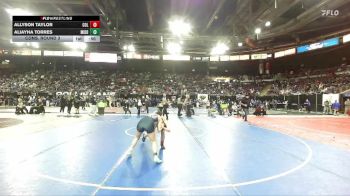 100 lbs Cons. Round 3 - Aliayha Torres, Middleton vs Allyson Taylor, Columbia