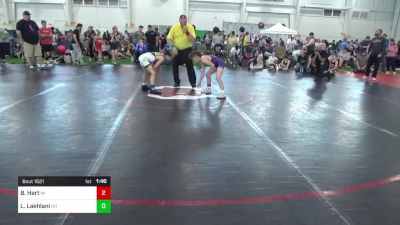 70-J lbs 5th Place - Brennan Hart, MI vs Logan Lakhlani, OH