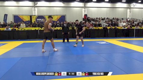 Ying Kiu Mo vs Michael Givseppe Santarsieri 2024 World IBJJF Jiu-Jitsu No-Gi Championship