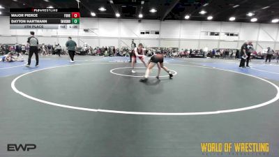 160 lbs 5th Place - Major Pierce, Funky Singlets 12U vs Dayton Hartmann, Team Wisconsin 12U