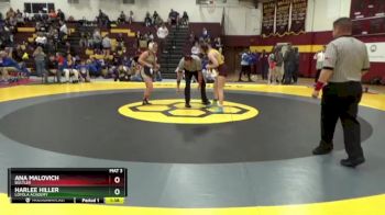 115 lbs Semifinal - Ana Malovich, Bultler vs Harlee Hiller, Loyola Academy