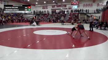 120 lbs Semifinal - McKenzie Ostola, Dubuque Hempstead vs Martha Willard, Iowa City High